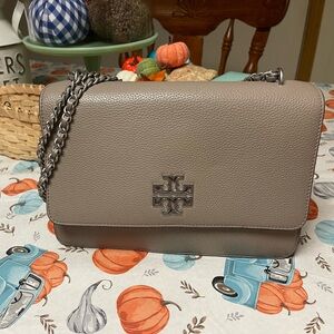Tory Burch Britten Shoulder Bag with Chain strap.